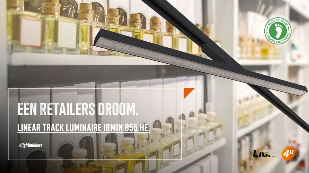 lineaire railarmatuur voor retail