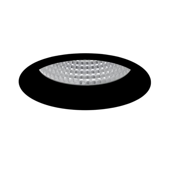 Zwarte versie van de Baldr L, een inbouwarmatuur van Light4U.