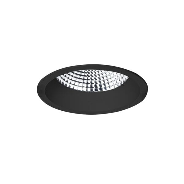 Zwarte versie de het Baldr S, een inbouwarmatuur van Light4U.