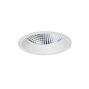 Witte versie van de Baldr S, een inbouwarmatuur van Light4U.