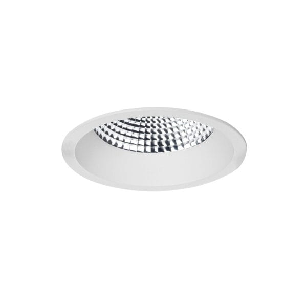 Witte versie van de Baldr S, een inbouwarmatuur van Light4U.