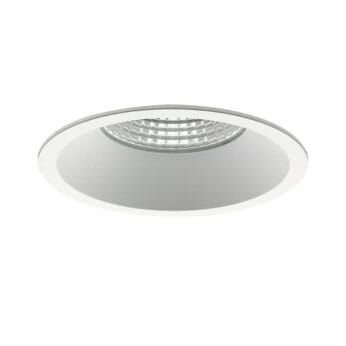 Witte versie van de Cimbri HE, een inbouwarmatuur van Light4U.