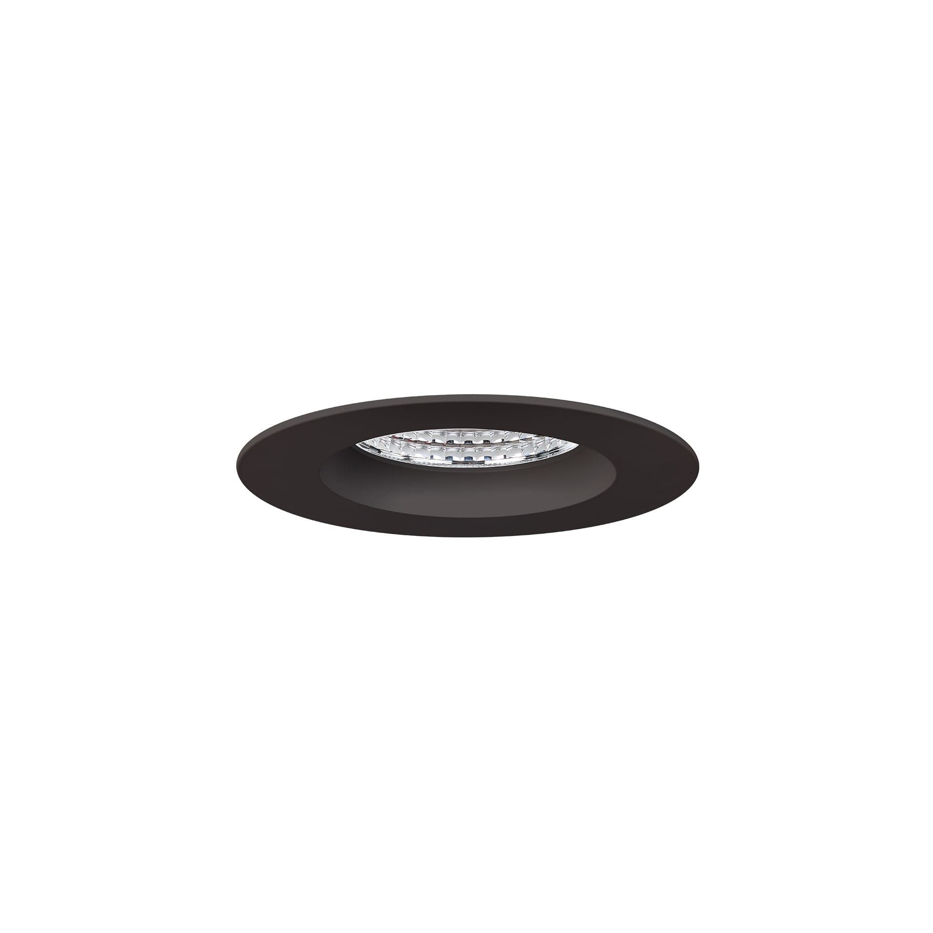 Zwarte versie van de Donar S HE, een vast inbouwarmatuur van Light4U.