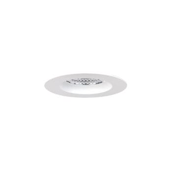 Witte versie van de Donar S HE, een vast inbouwarmatuur van Light4U.