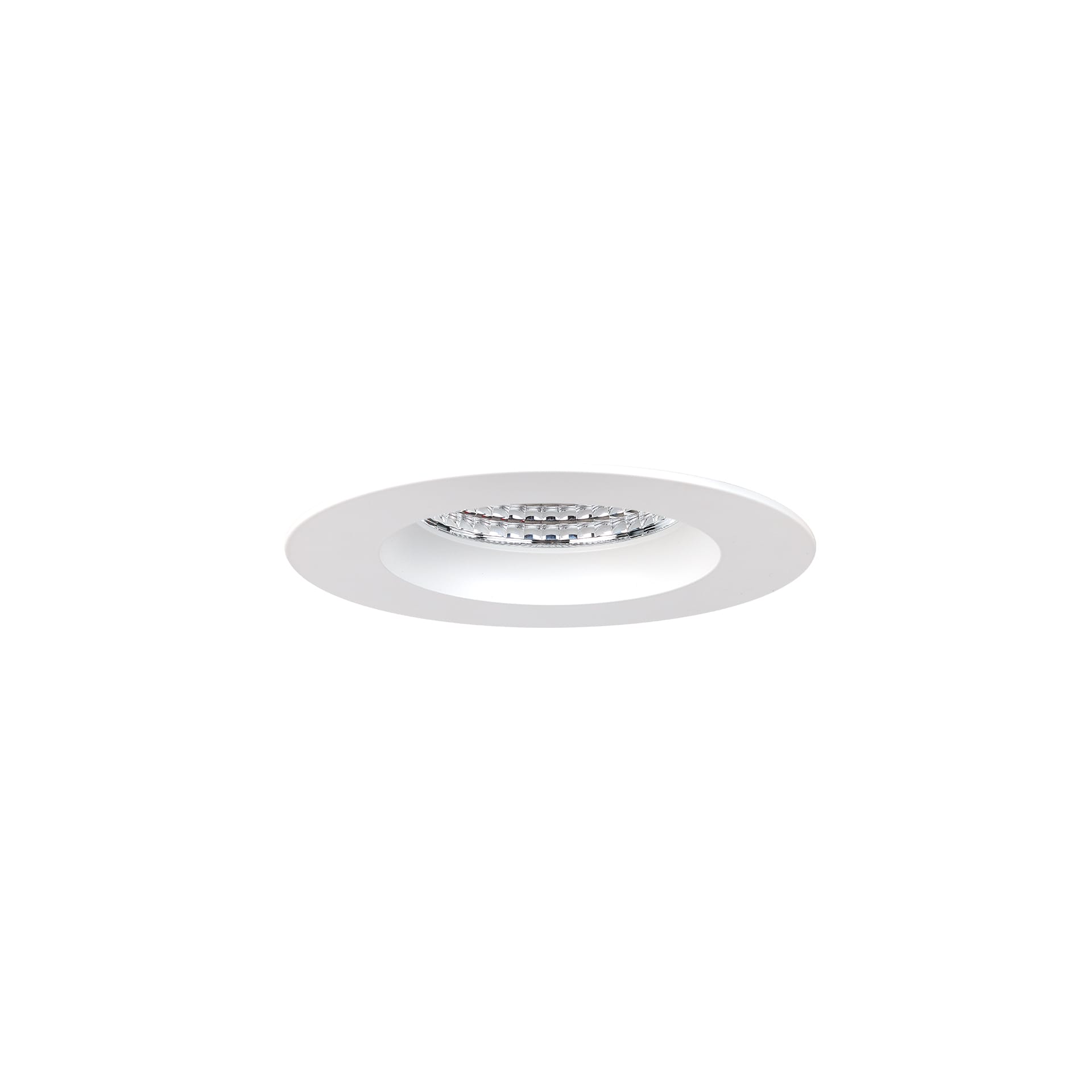 Witte versie van de Donar S HE, een vast inbouwarmatuur van Light4U.