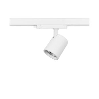 Witte versie van de Edda S HE, een railarmatuur van Light4U.