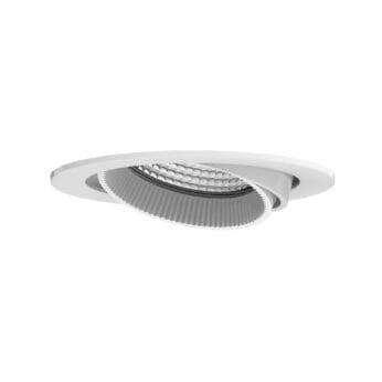 Witte versie van de Fulla S, een verstelbaar inbouwarmatuur van Light4U.