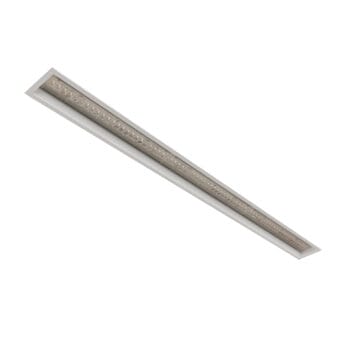 Witte versie van de Irmin 1150 REC HE, een lineair inbouwarmatuur van Light4U.