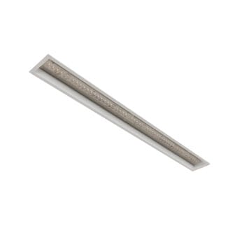 Witte versie van de Irmin 870 REC HE, een lineair inbouwarmatuur van Light4U.