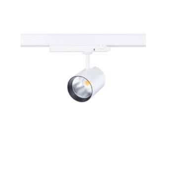 Witte versie van dede Lival GA-017 Bing Special, een railarmatuur van Light4U.