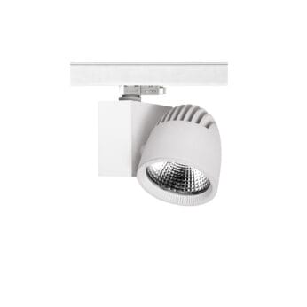 Witte versie van de Thor, een railarmatuur van Light4U.