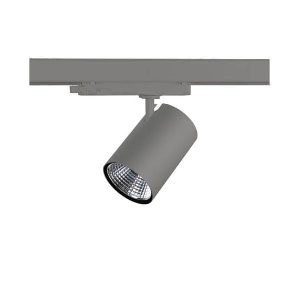 Grijze versie van de Weda UHE, een railarmatuur van Light4U.
