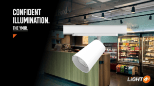 LED trackspot Ymir verlicht café op Zürich Airport
